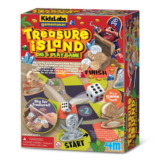 KidzLabs Treasure Island Dig and Play Game