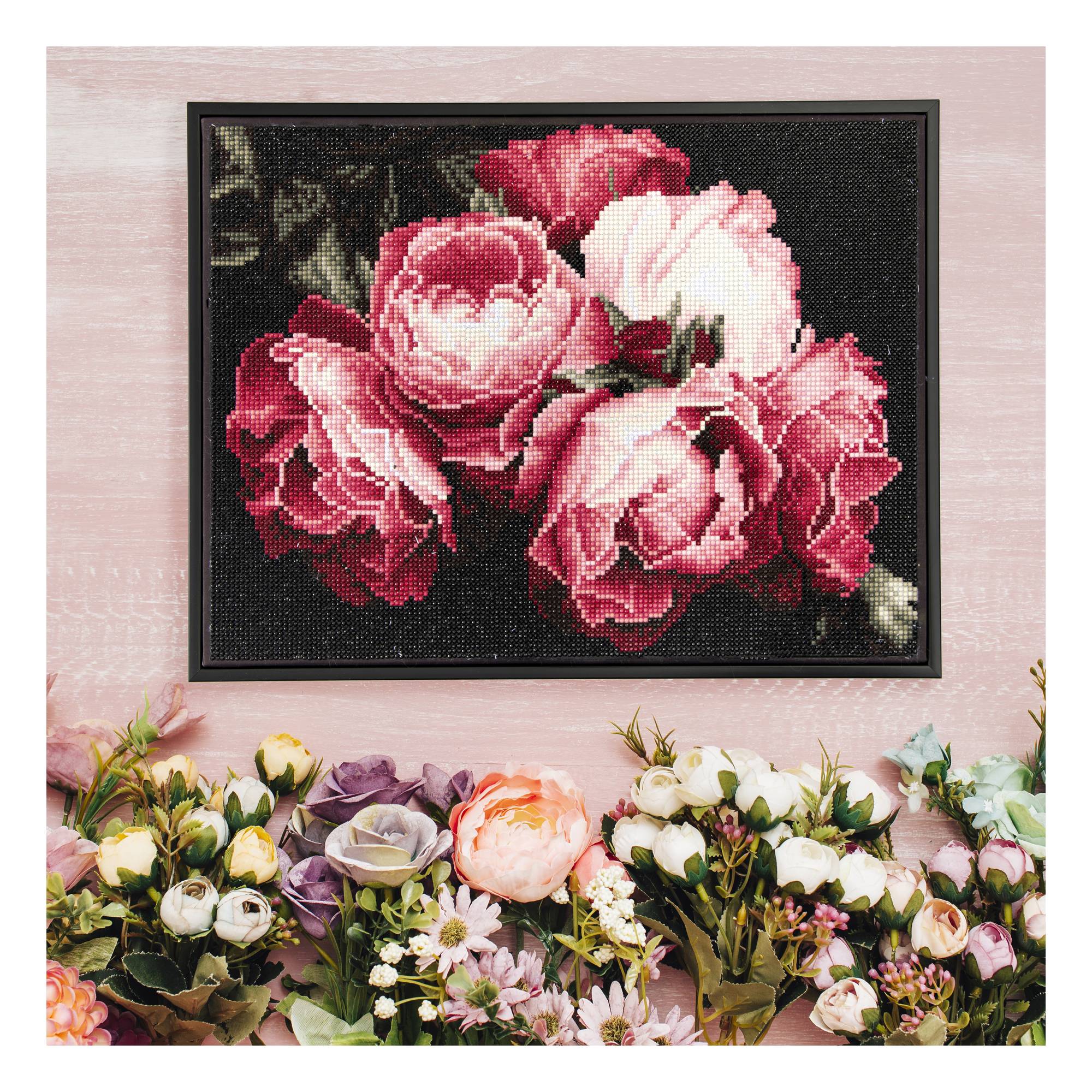 Diamond Dotz Vintage Roses Kit 42cm x 32cm
