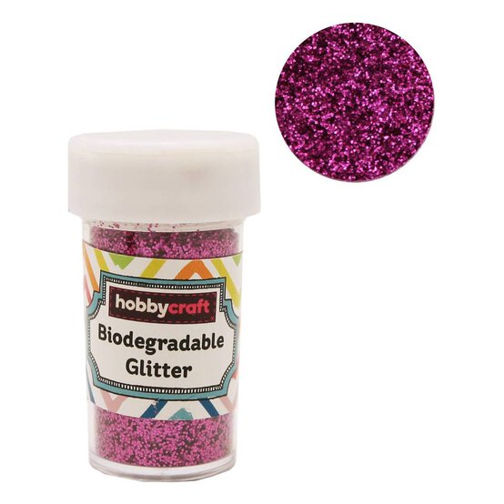 Fuchsia Biodegradable Glitter Shaker 20g