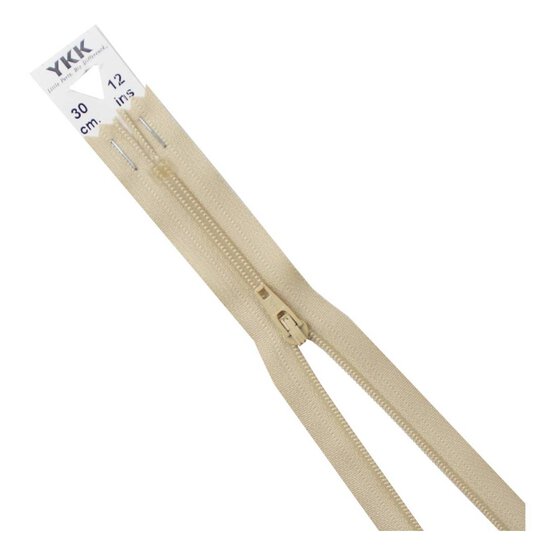 YKK Nude Dress and Skirt Zip 30cm