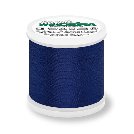 Madeira Dark Navy Rayon 40 Thread 200m (1242)