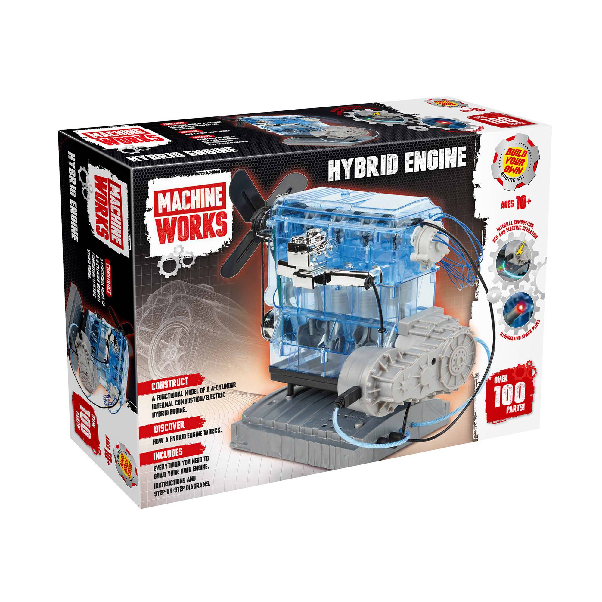Machine Works 4 Cylinder Hybrid Engine