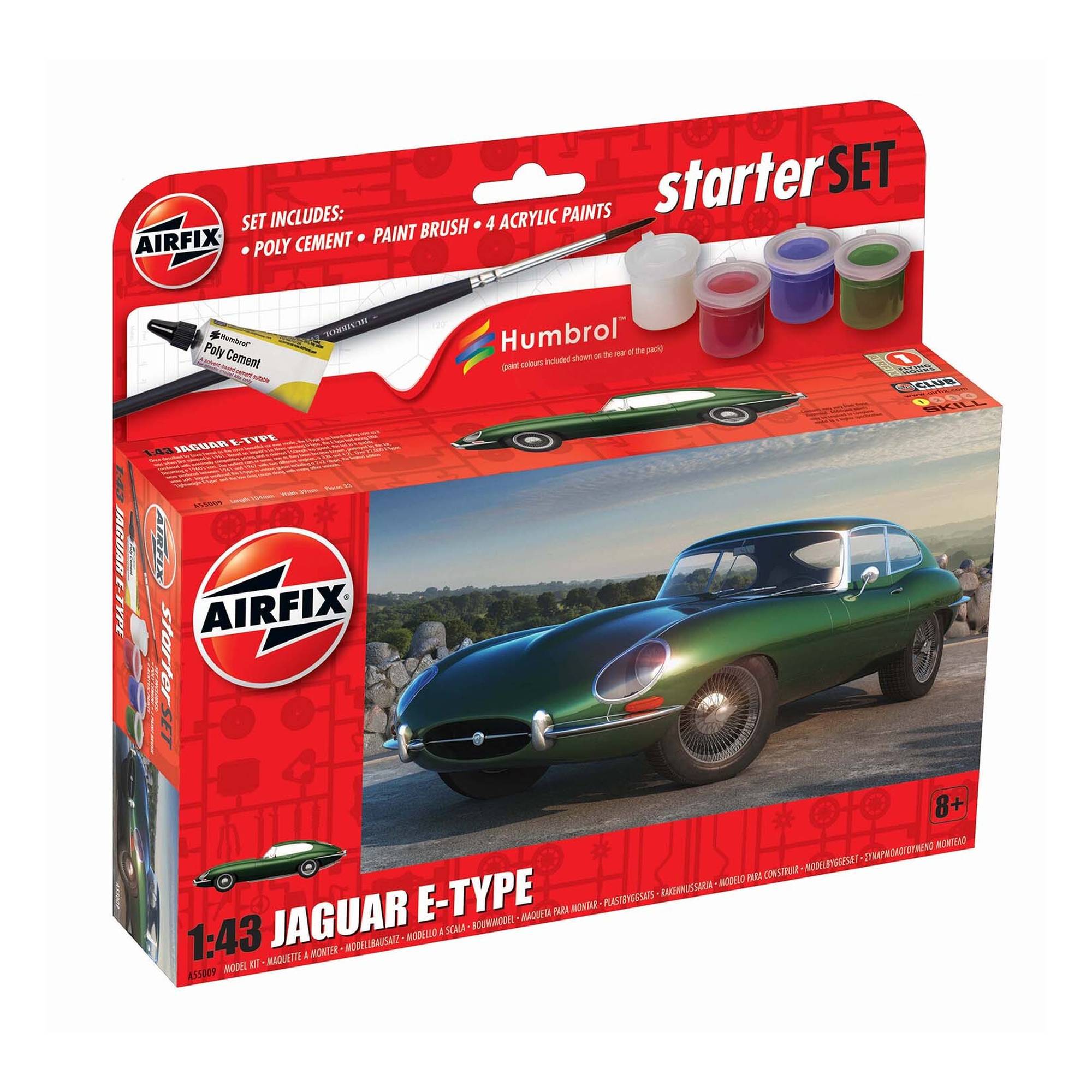 Airfix Jaguar E-Type Starter Set 1:43