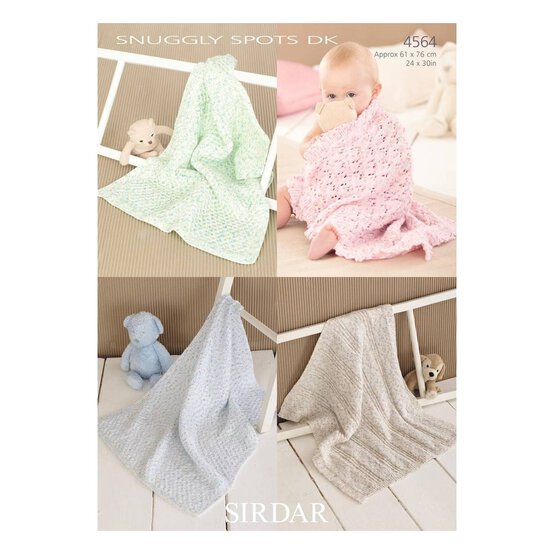 Sirdar Snuggly Spots DK Blanket Digital Pattern 4564