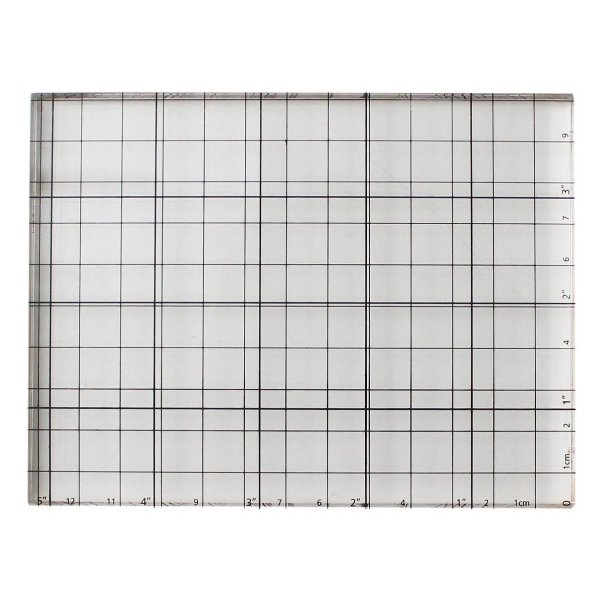 Clear Acrylic Printing Block 10cm x 13cm