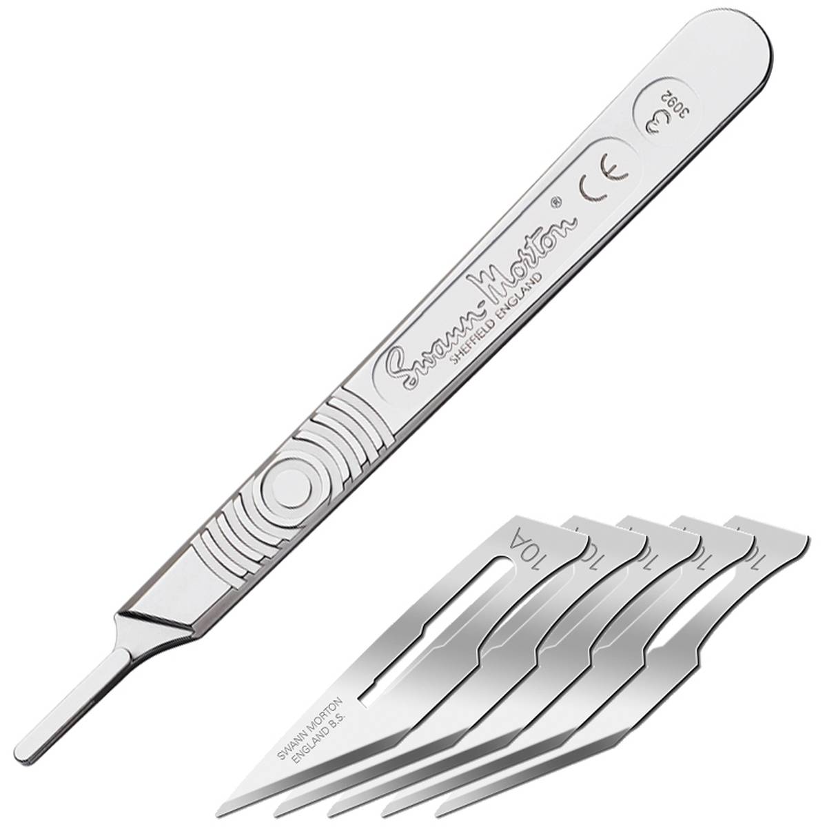 Swann-Morton No. 3 Handle and No. 10A Blades Set