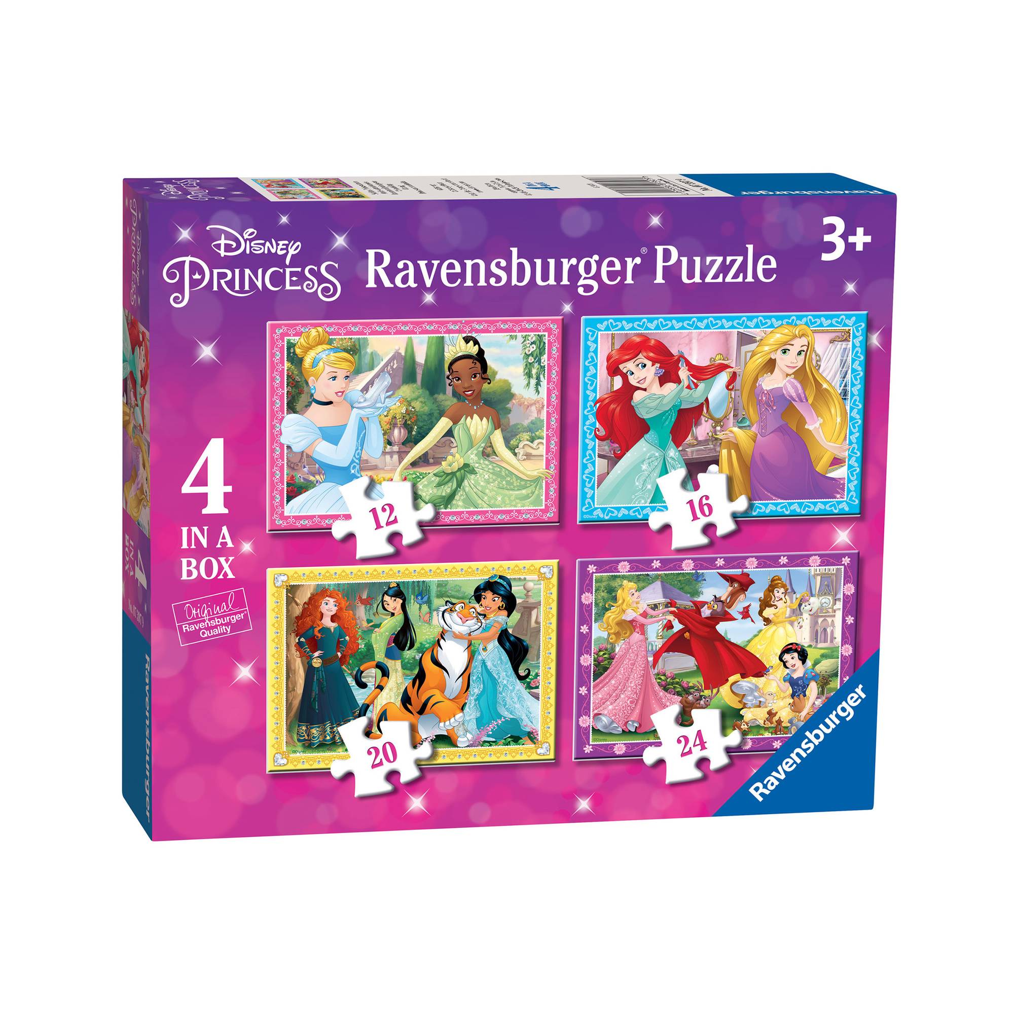 Ravensburger Disney Princess Jigsaw Puzzle 4 in a Box