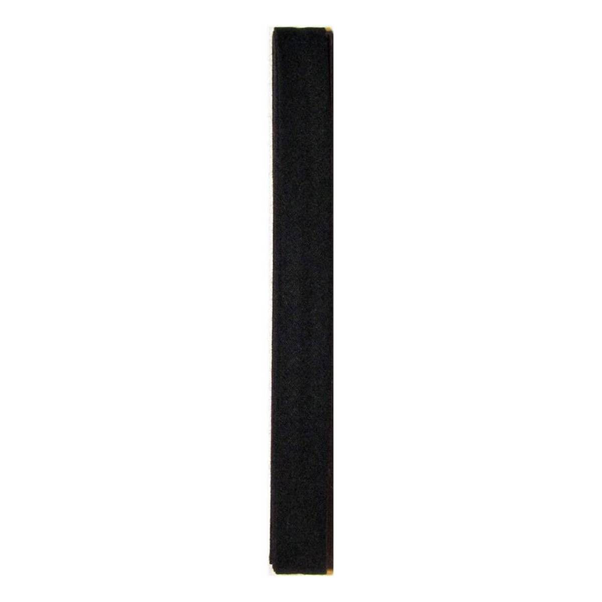 Black Poly Cotton Bias Binding 12mm x 2.5m