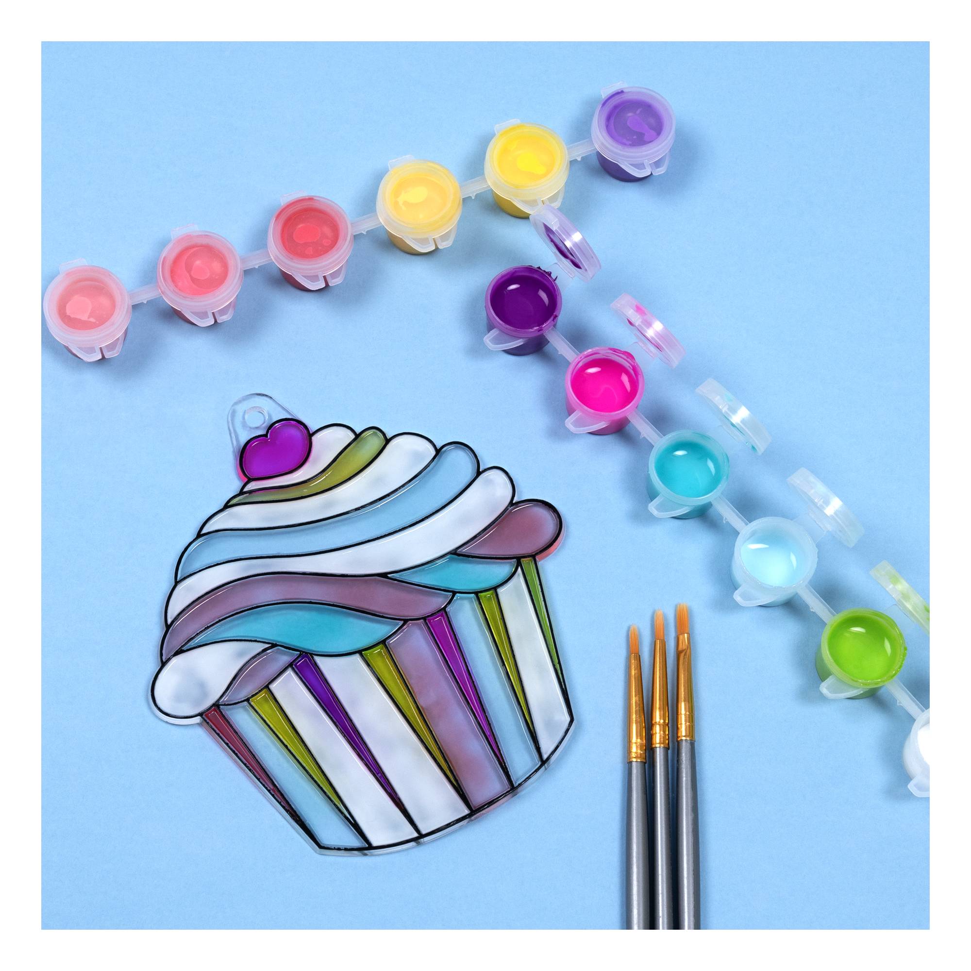 Cupcake Plastic Suncatcher