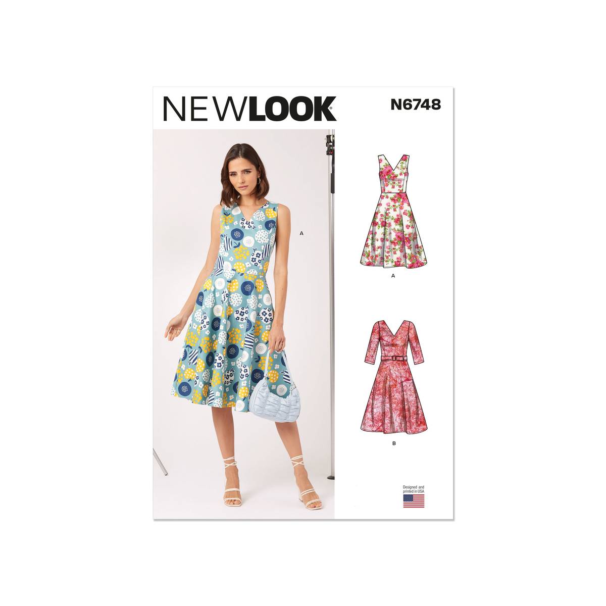 New Look Women's Dress Sewing Pattern N6748 (8-18)