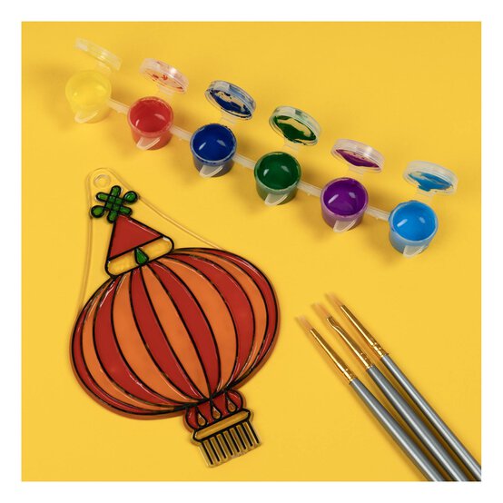 Lantern Plastic Suncatcher