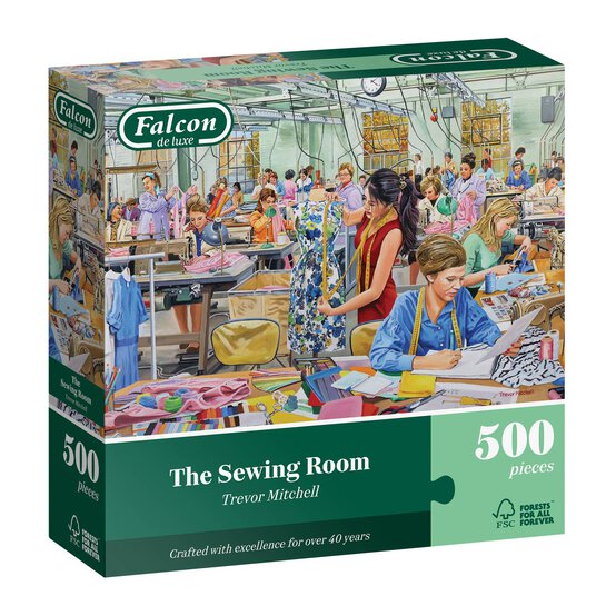 Falcon The Sewing Room Jigsaw Puzzle 500 Pieces