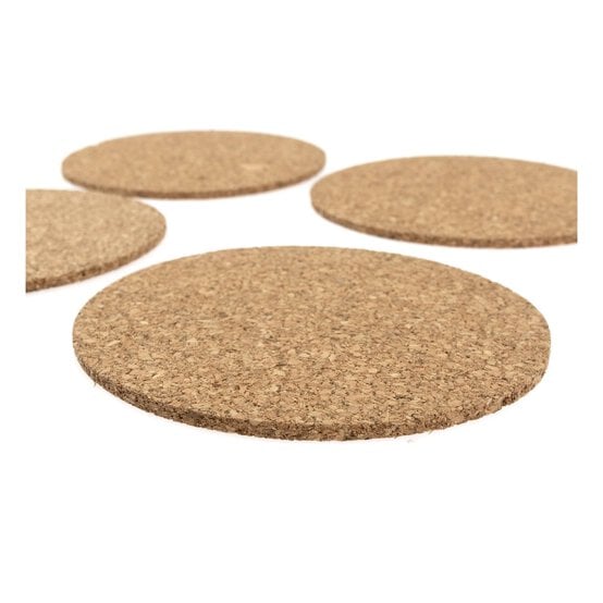 Round Cork Coasters 4 Pack