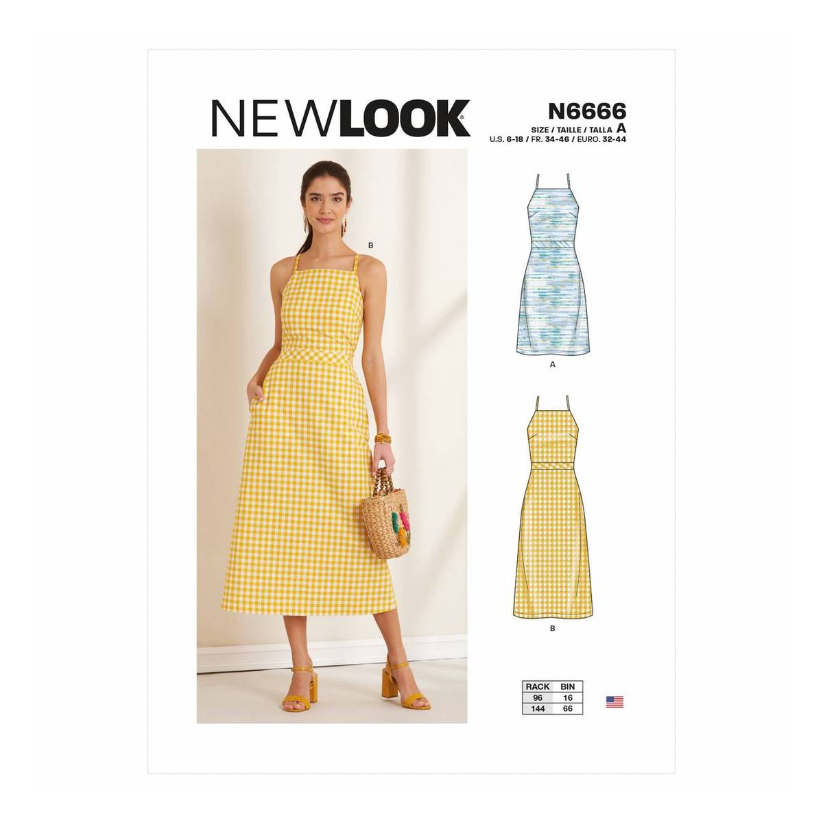 New Look Women's Dress Sewing Pattern N6666