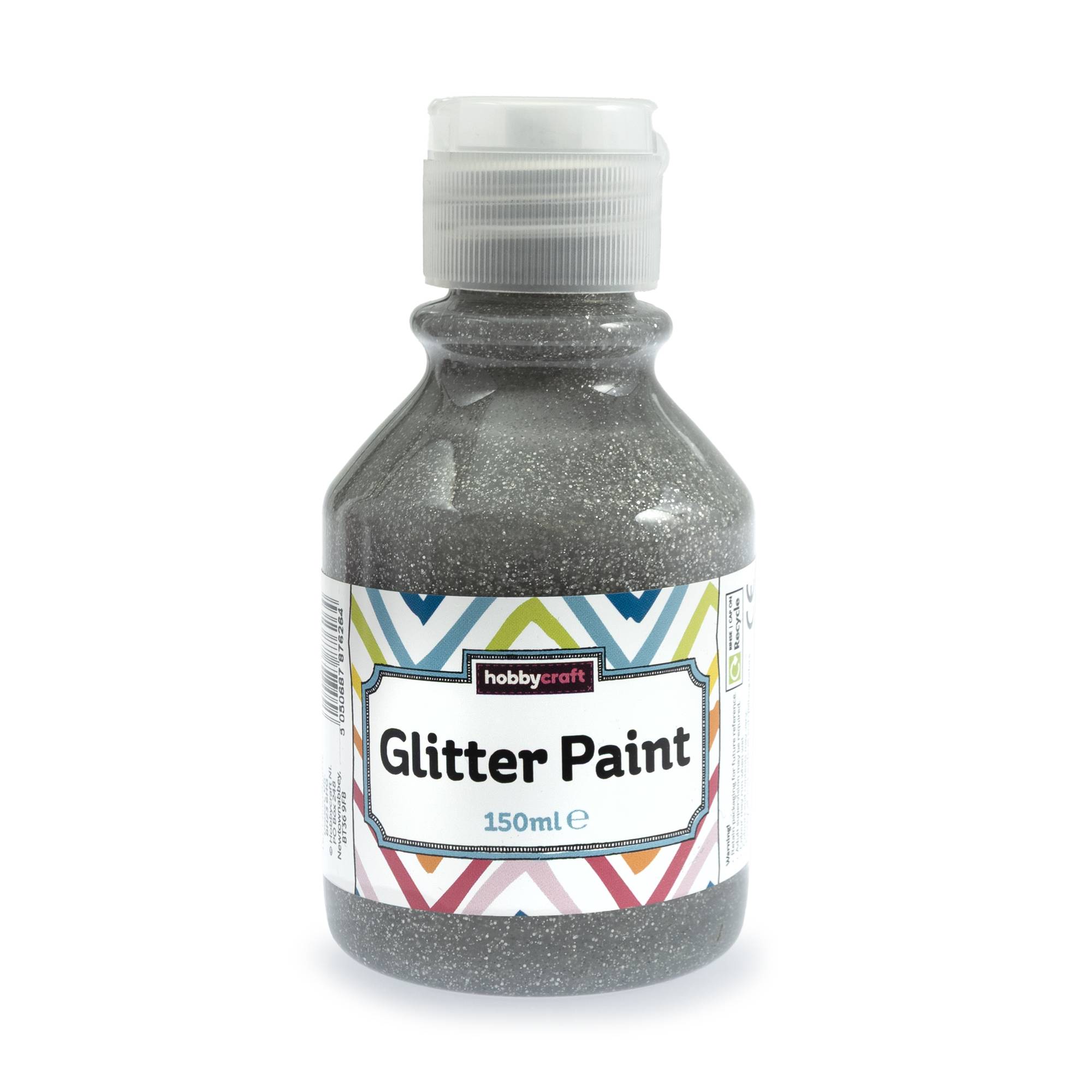 Silver Glitter Paint 150ml