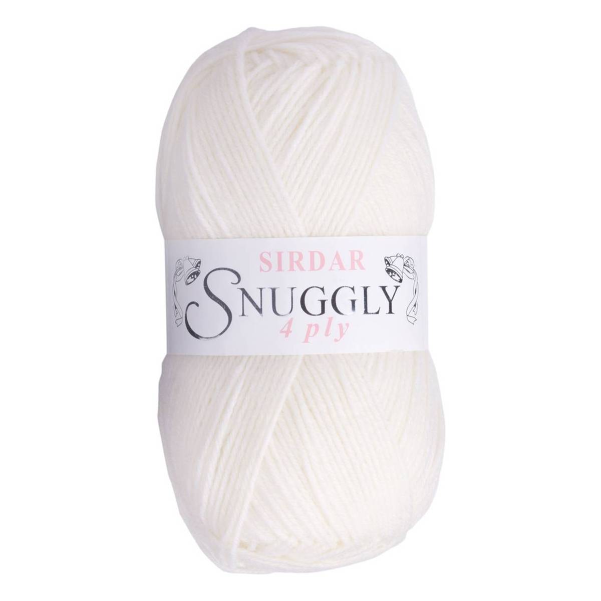 Sirdar Cream Snuggly 4 Ply Yarn 50g