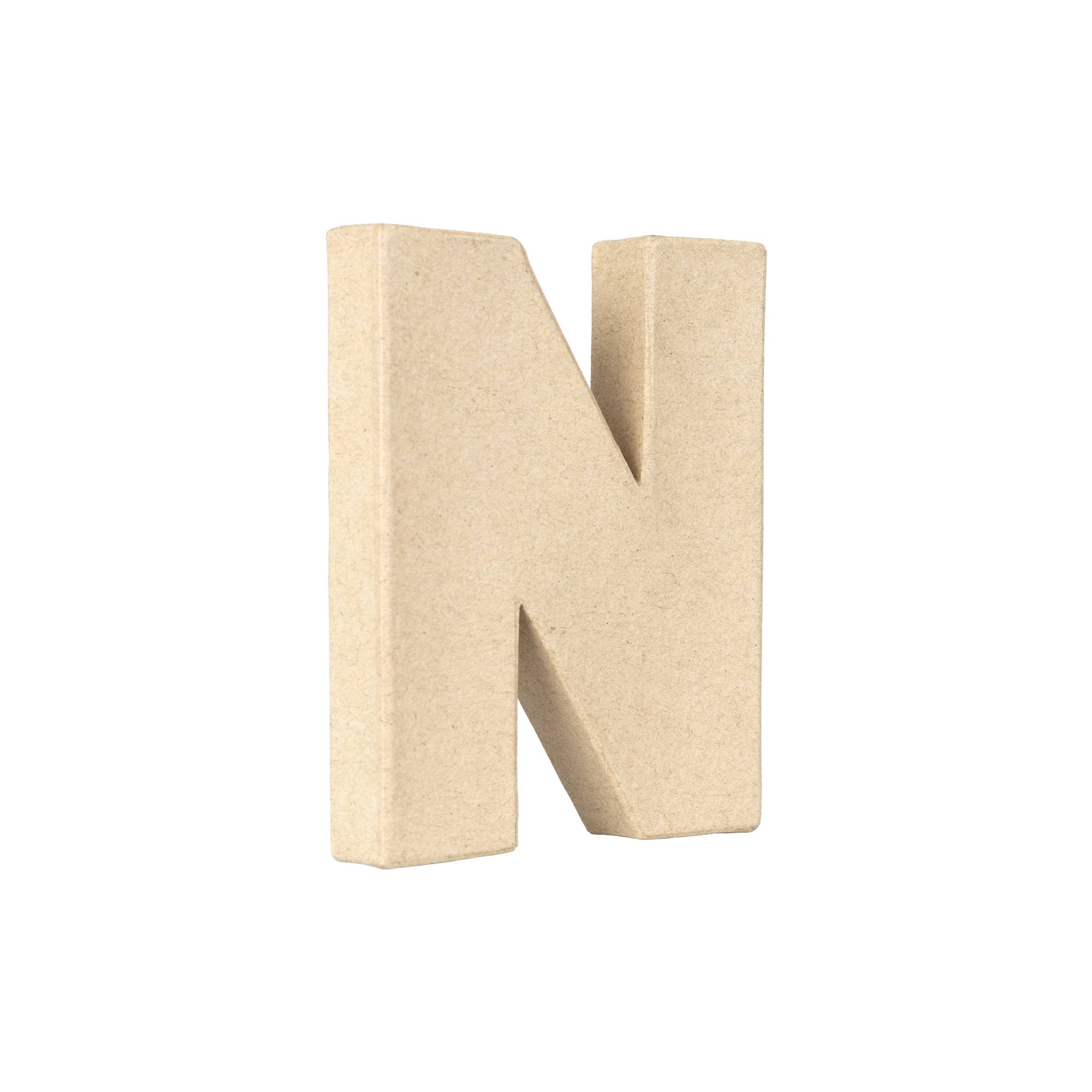 Mini Mache Letter N 10cm