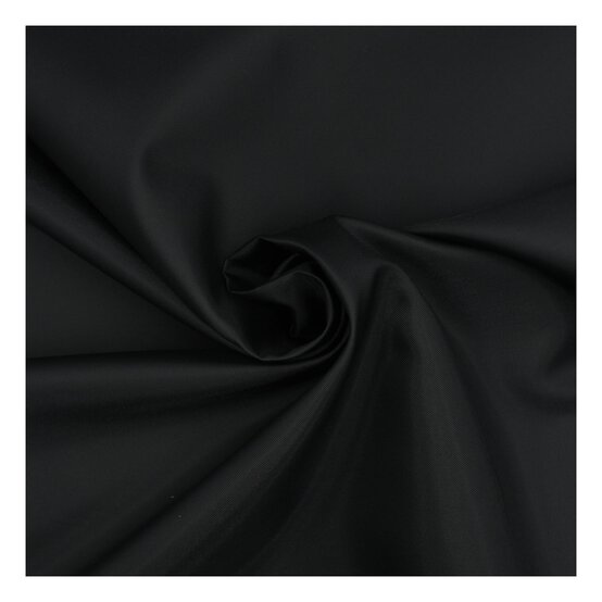 Black PU Fabric by the Metre