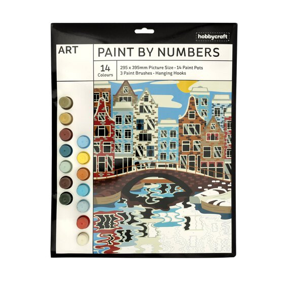 Canal Bridge Paint by Numbers