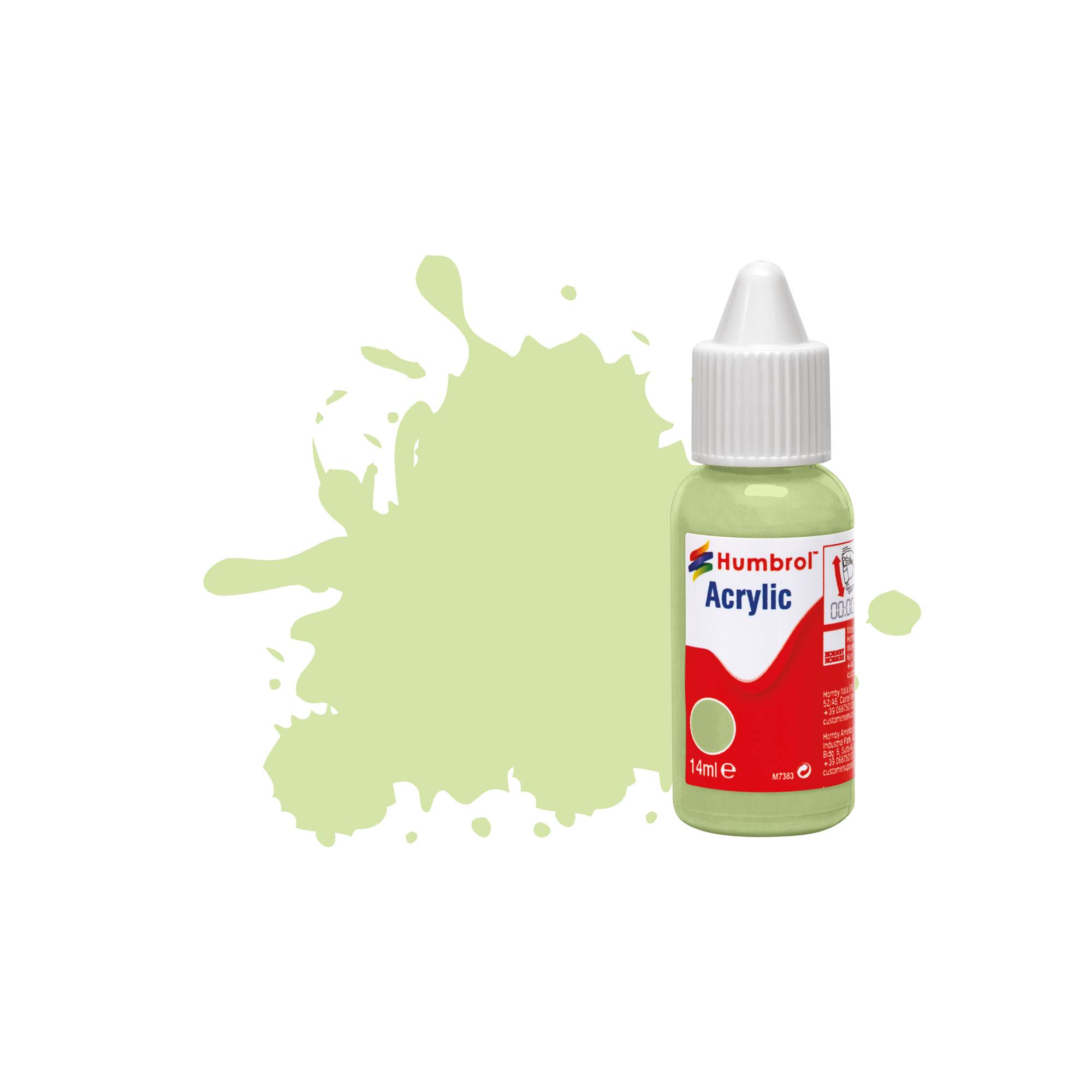 Humbrol 36 Pastel Green Matt Acrylic Paint Dropper 14ml