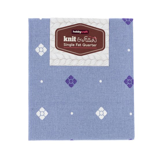 Purple Little Petal Single Cotton Fat Quarter