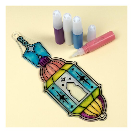 Star Lantern Plastic Suncatcher