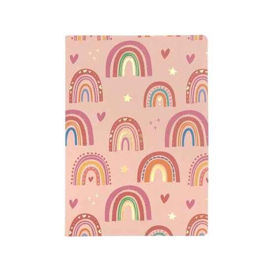Rainbow Soft Cover Notebook A5
