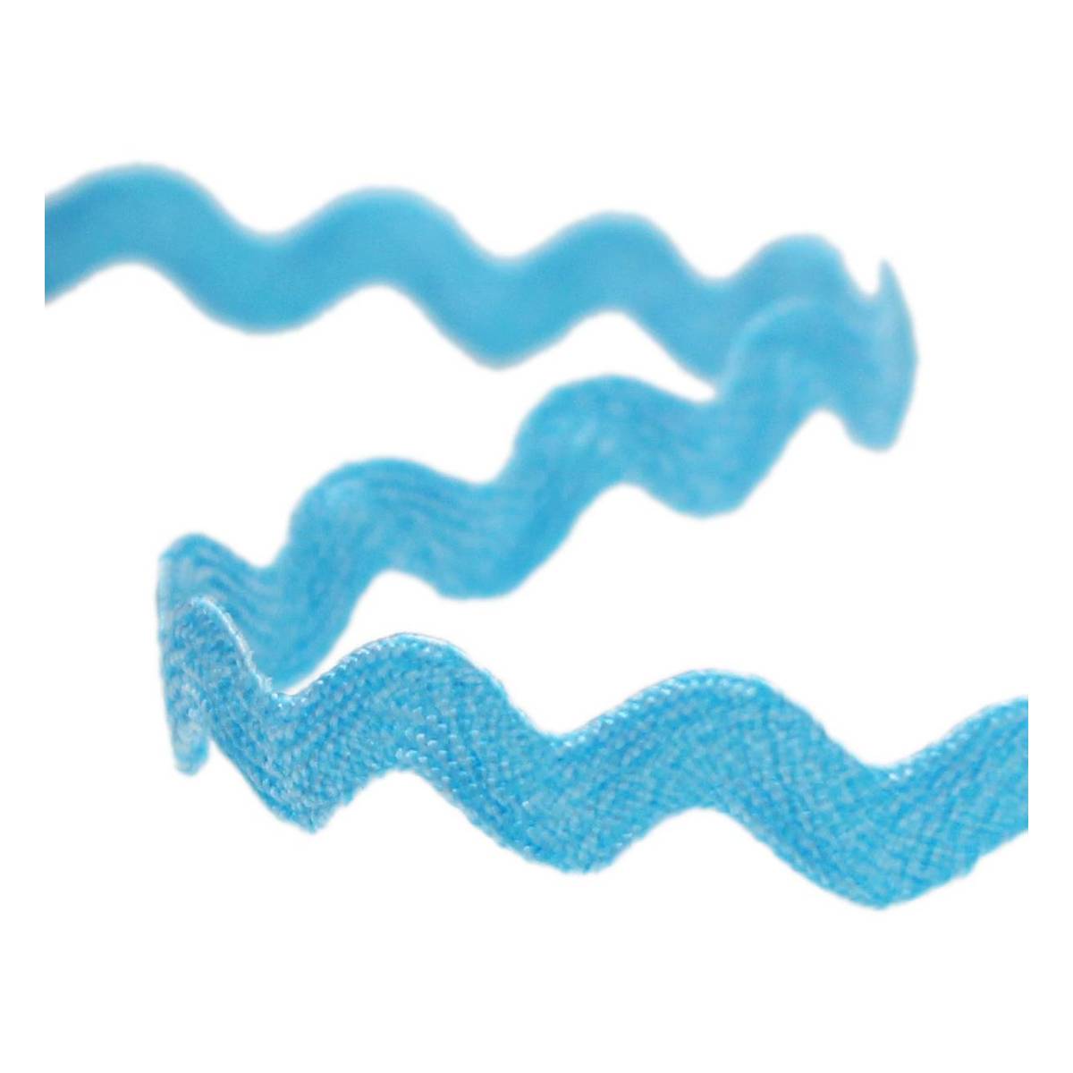 Sky Blue Ric Rac Ribbon 6mm x 4m