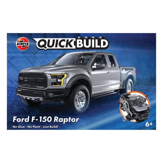 Airfix Quickbuild Grey Ford F-150 Raptor Model Kit