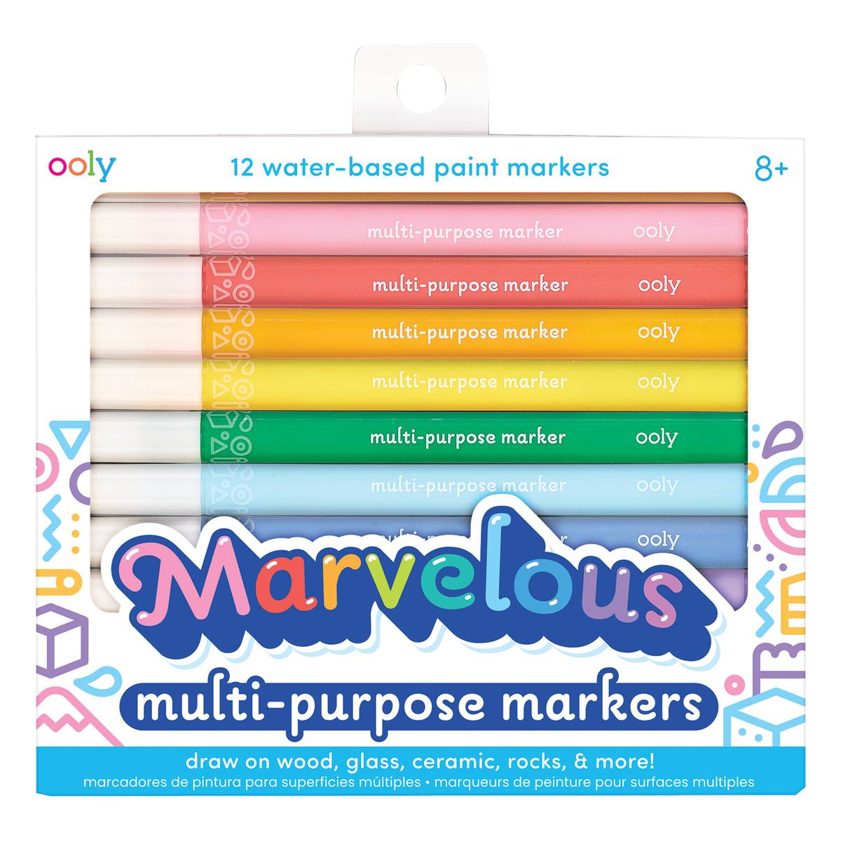 Marvellous Multi-Purpose Markers 12 Pack