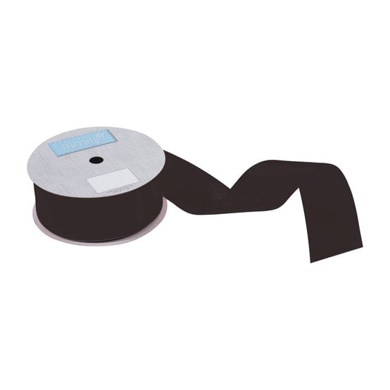 Trimits Black Double-Faced Satin Ribbon by the Metre 63mm