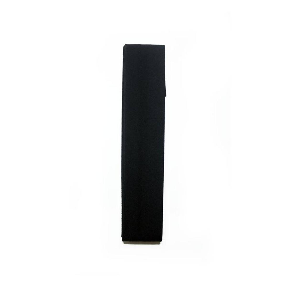 Black Poly Cotton Bias Binding 25mm x 2.5m