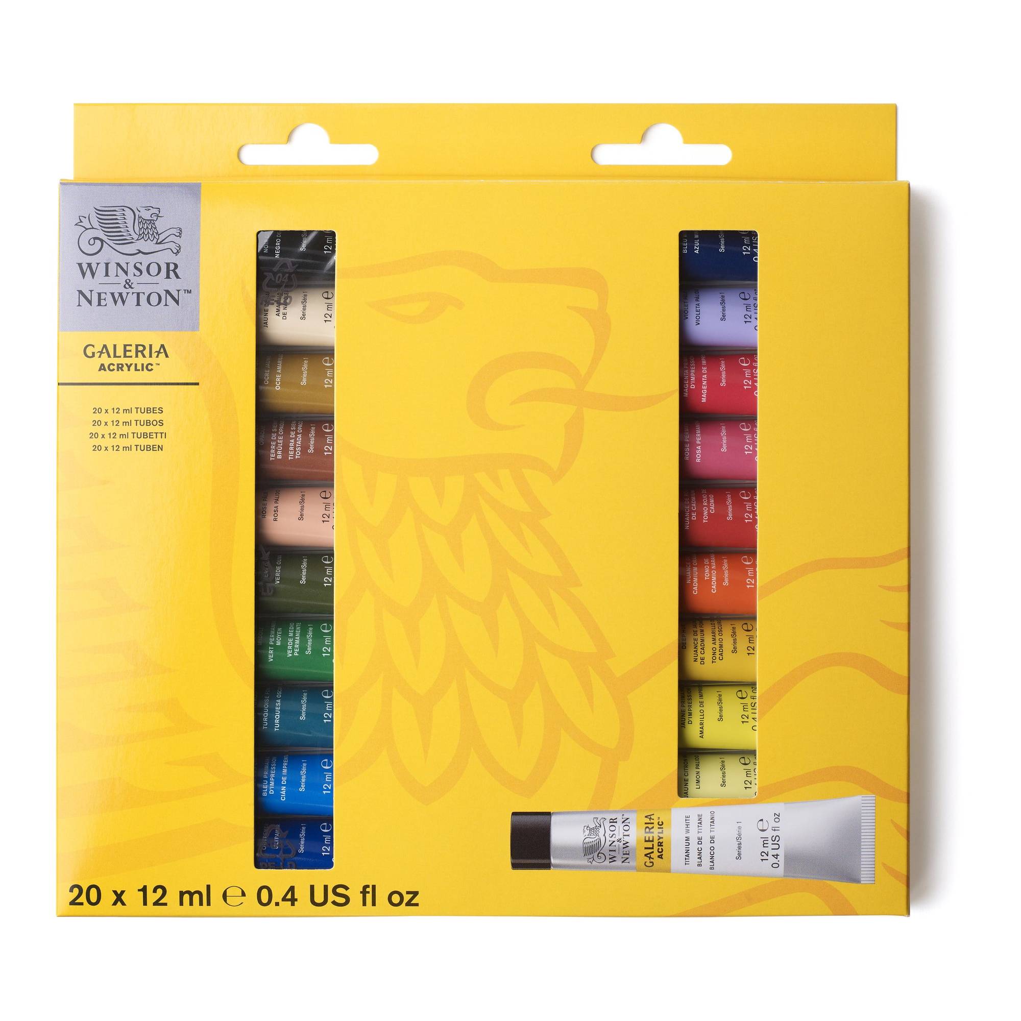 Winsor & Newton Galeria Acrylic Paint 12ml 20 Pack