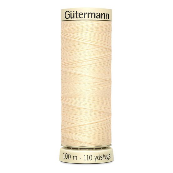 Gutermann Cream Sew All Thread 100m (610)
