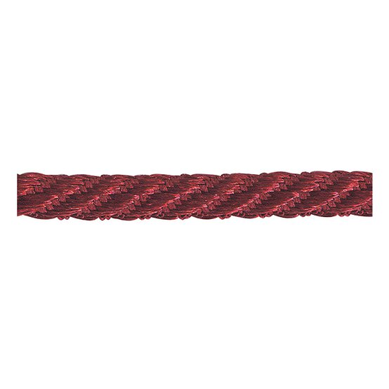 Berisfords Burgundy Barley Twist Rope by the Metre