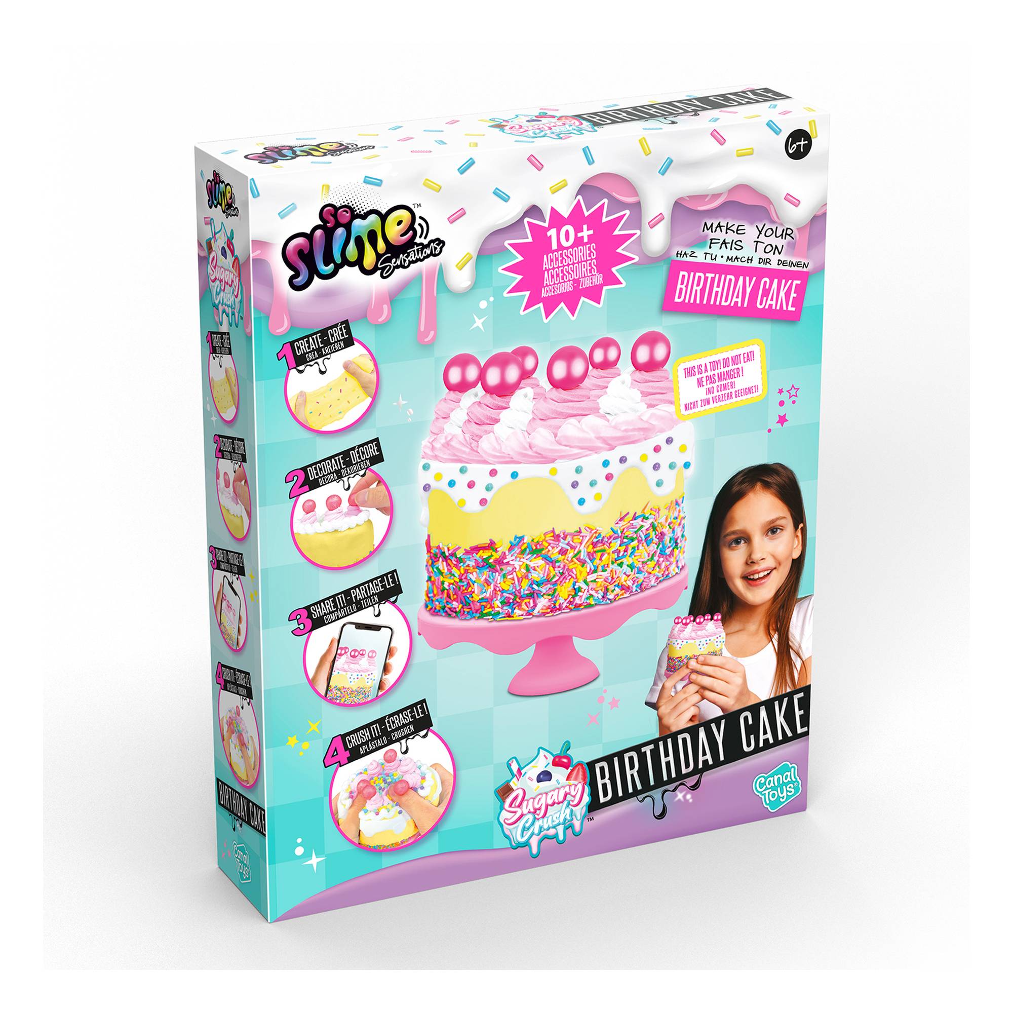 So Slime Sensations Sugary Crush Cake