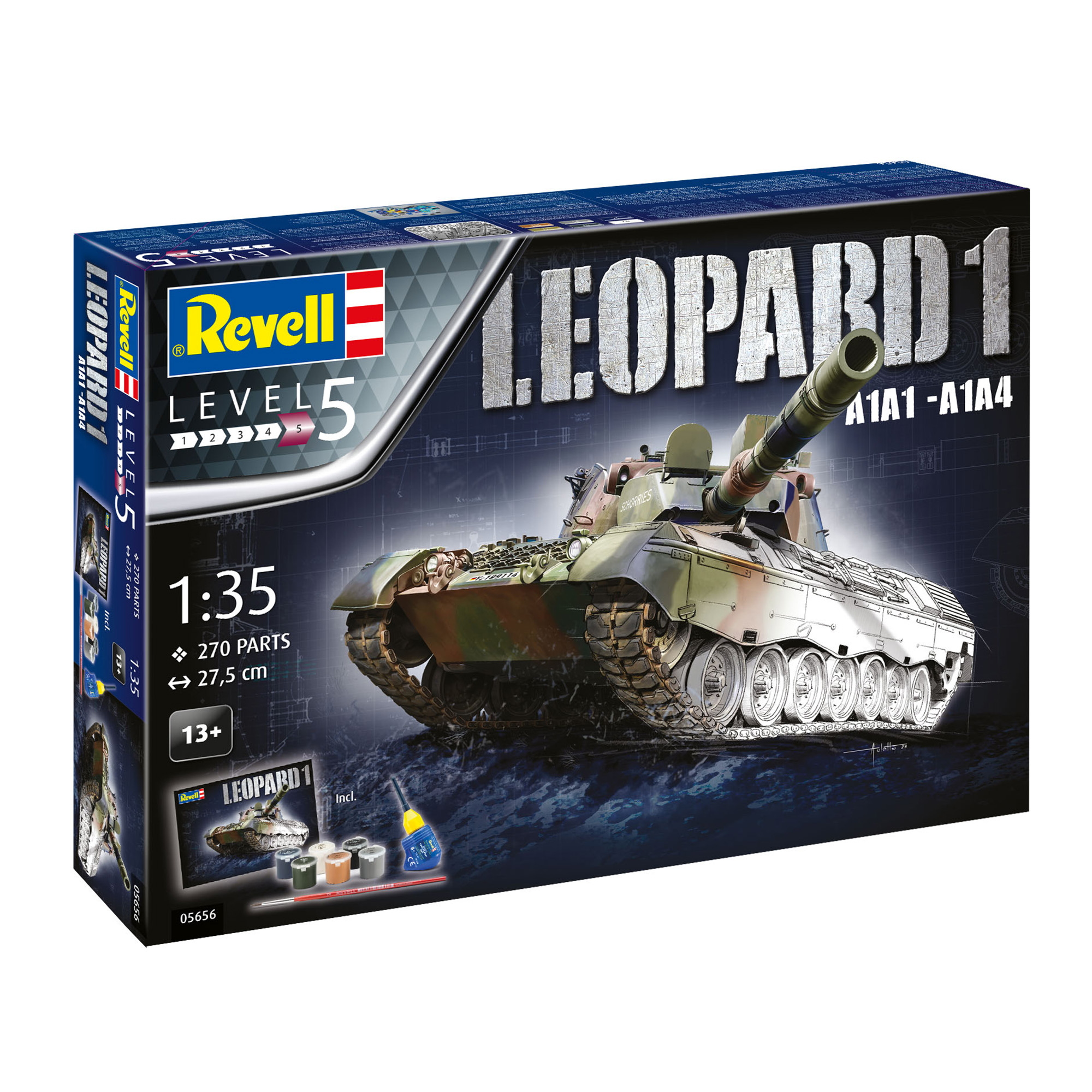 Revell Leopard 1 A1A1-A1A4 Model Set 1:35
