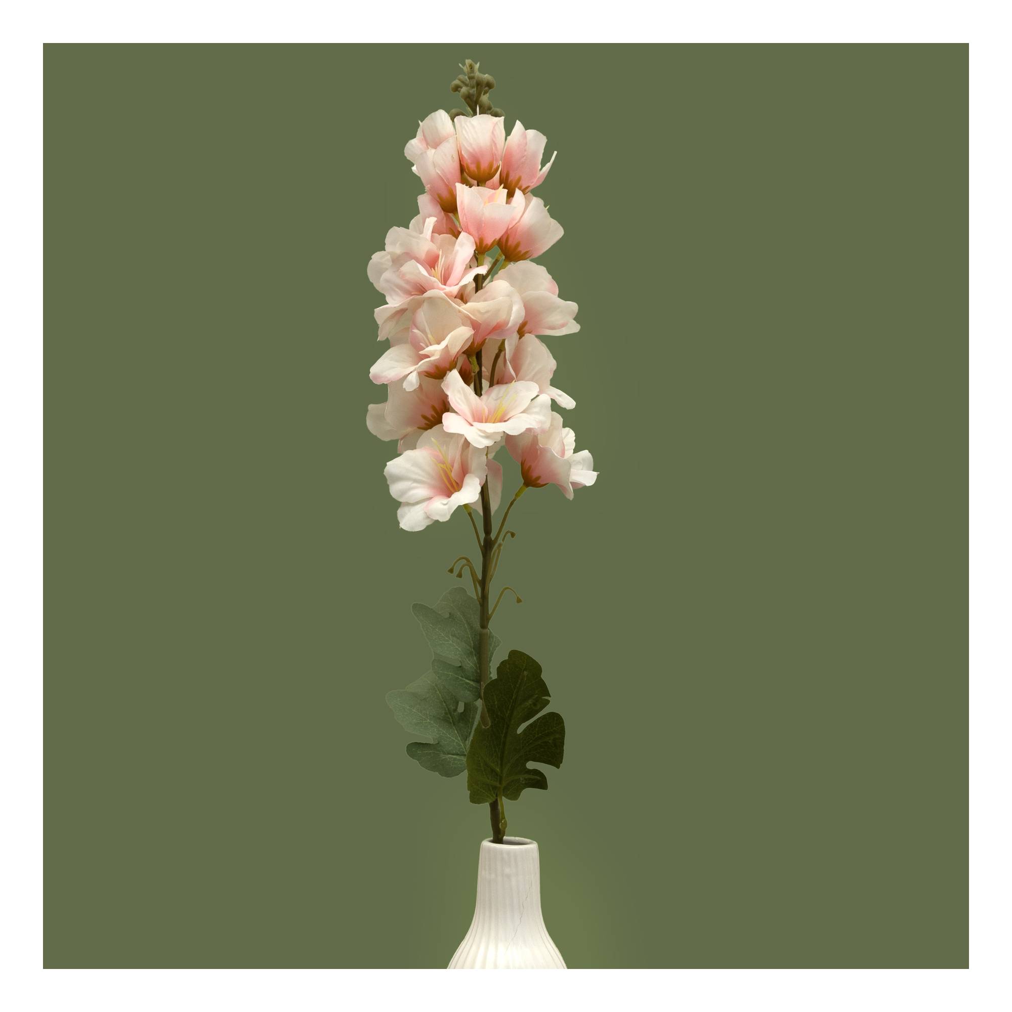 White and Pink Stock Stem 85cm