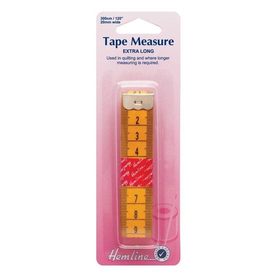 Hemline Extra Long Tape Measure 300cm