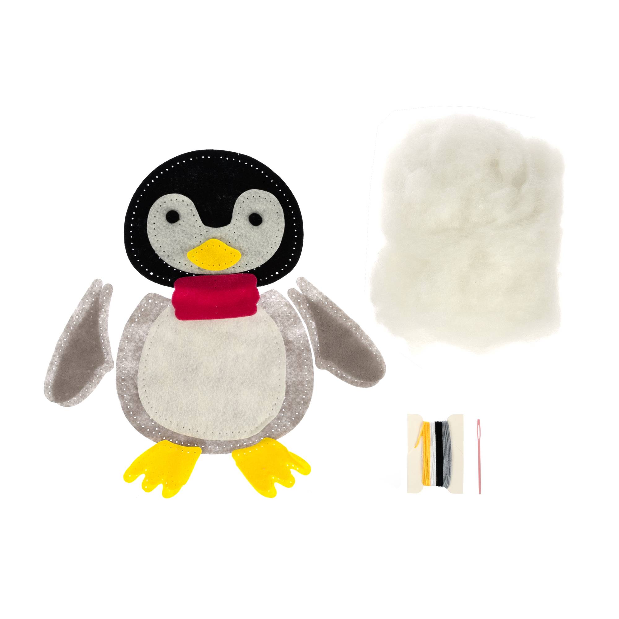 Make Your Own Penguin Felt Pillow Kit