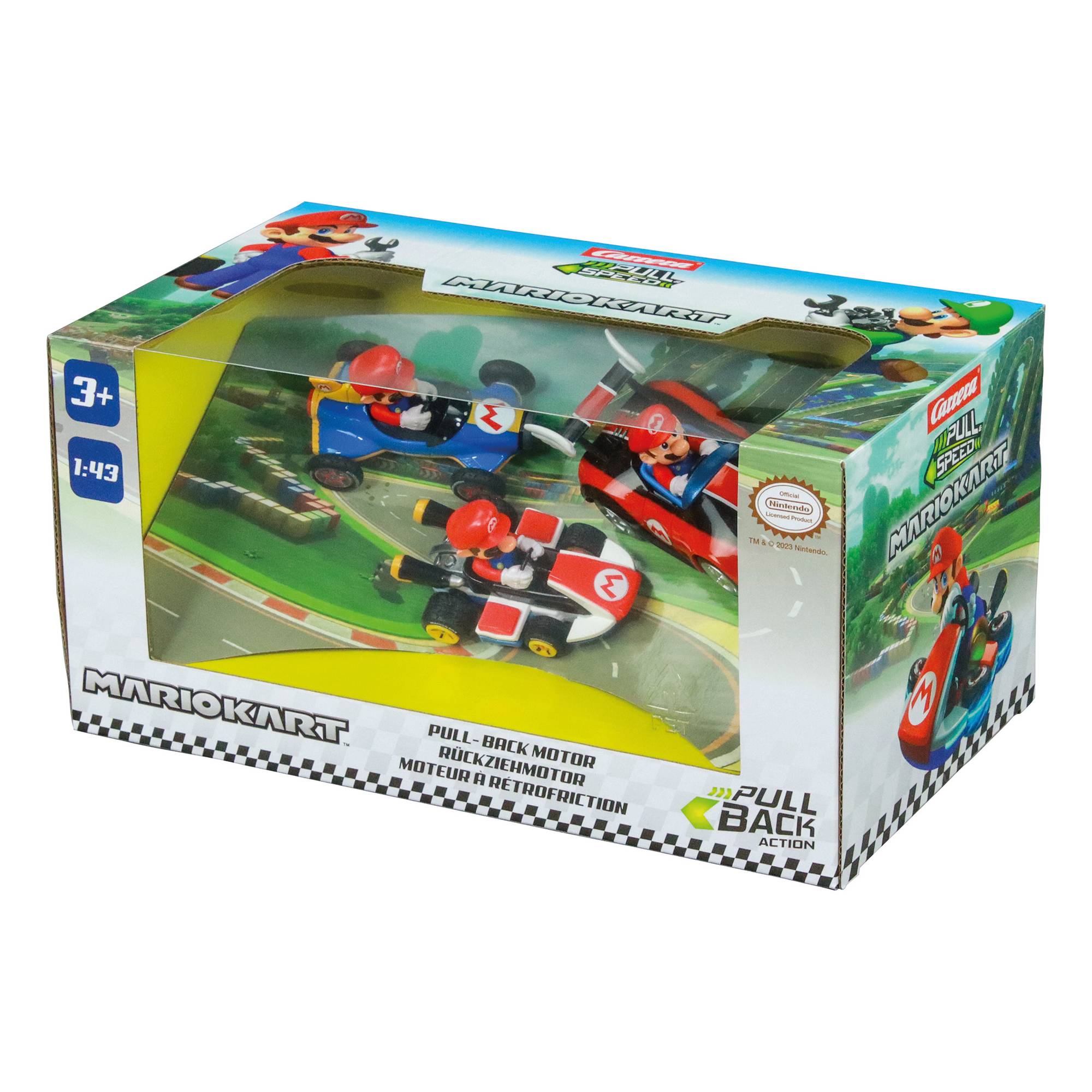 Carrera Pull Speed Mario Kart Mario 3 Pack
