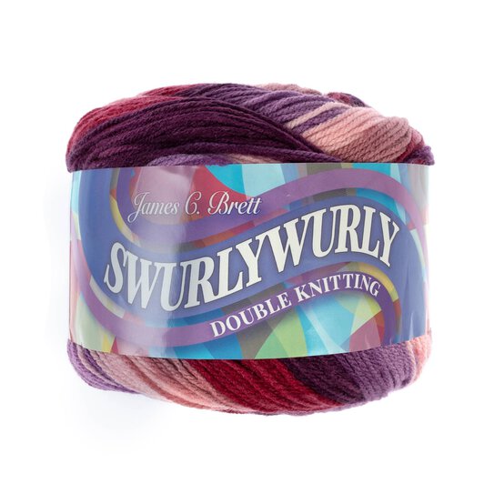 James C Brett Wild Berries Swurlywurly DK Yarn 200g