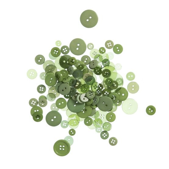 Green Buttons Pack 50g
