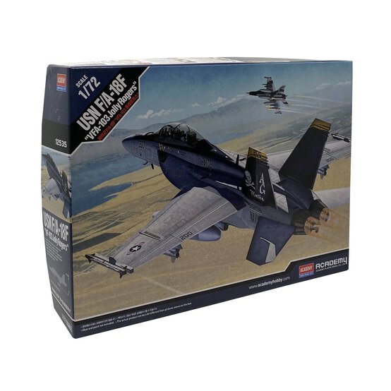 Academy US Navy F/A-18F VFA-103 Jolly Rogers Model Kit 1:72
