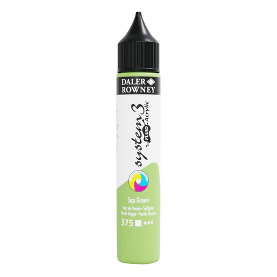 Daler-Rowney System3 Sap Green Fluid Acrylic 29.5ml (375)