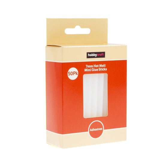 Hot Melt Glue Sticks 7mm 50 Pack