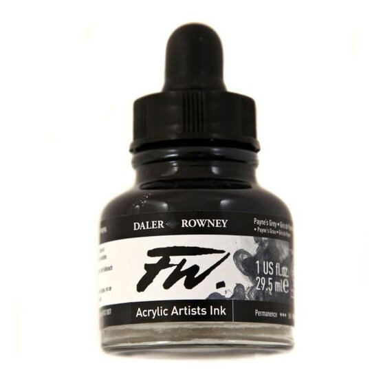 Daler-Rowney Paynes Grey FW Artists Ink 29.5ml