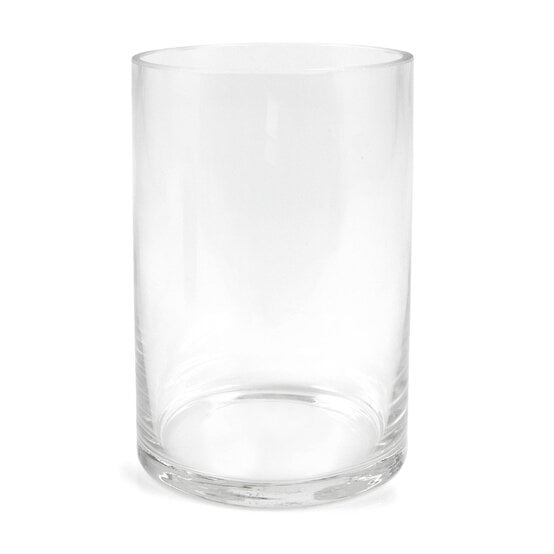 Clear Glass Cylinder Vase 15cm x 10cm