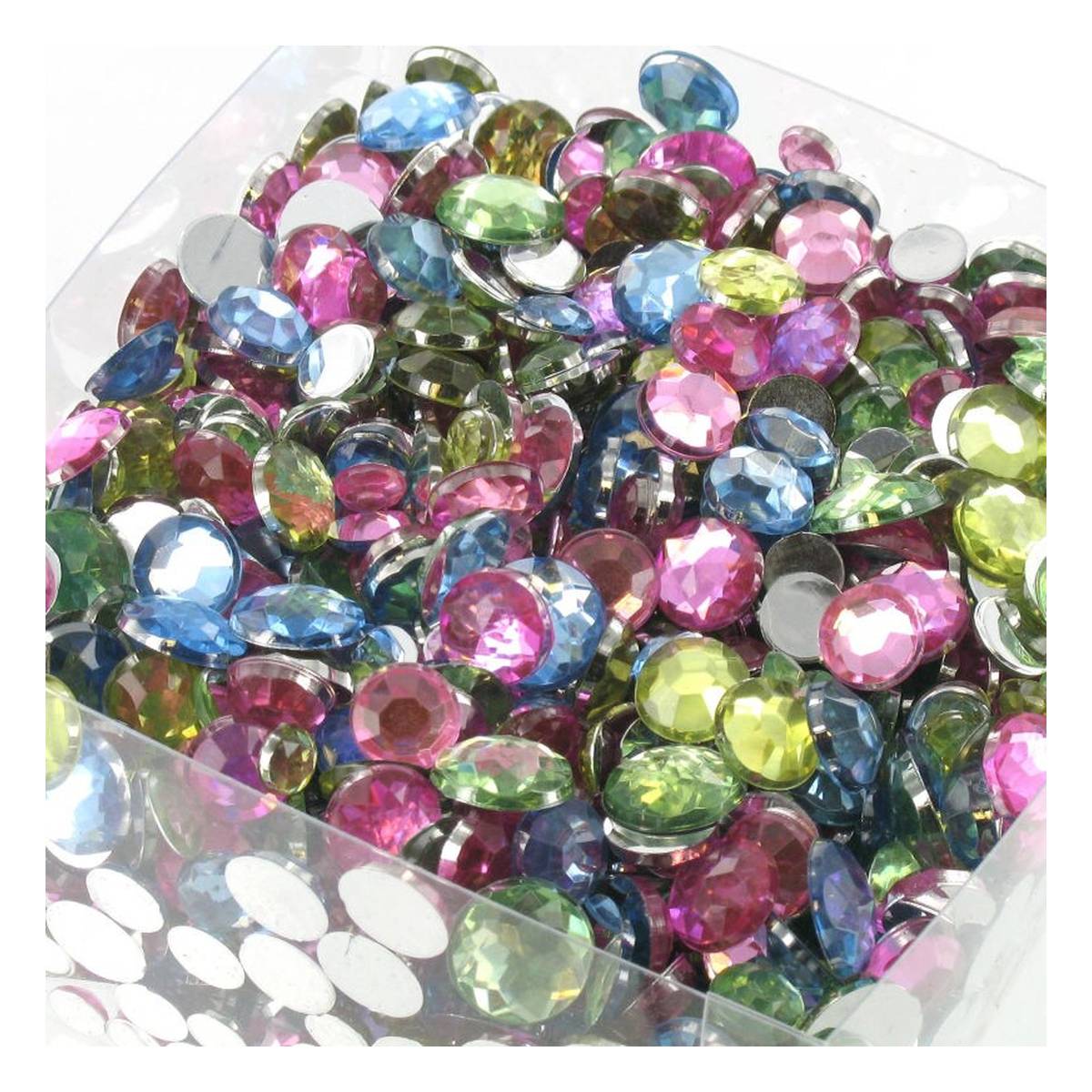 Round Pastel Colour Acrylic Stones