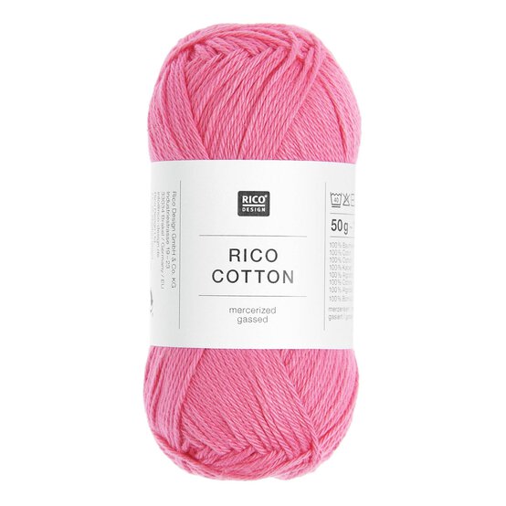 Rico Essentials Fuchsia Cotton 4ply 50g